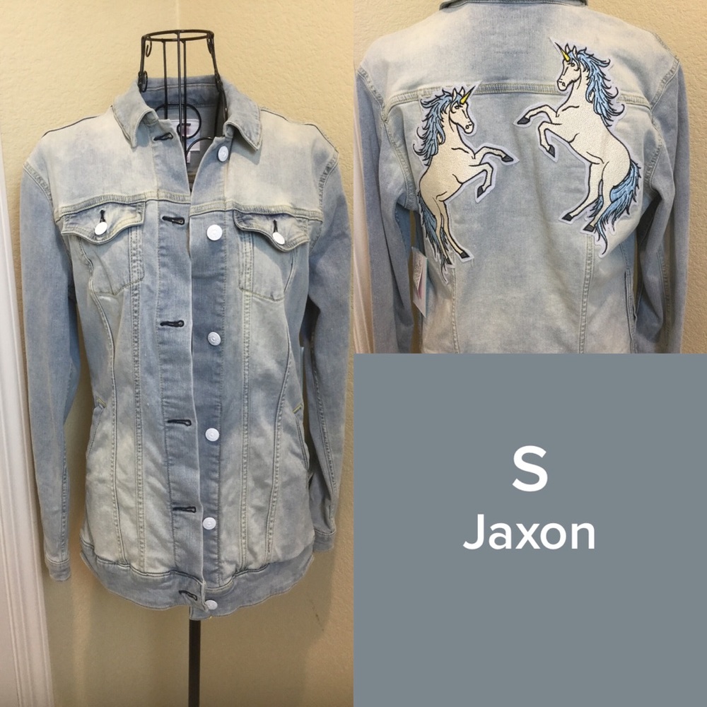 LuLaRoe Jaxon Denim Jacket